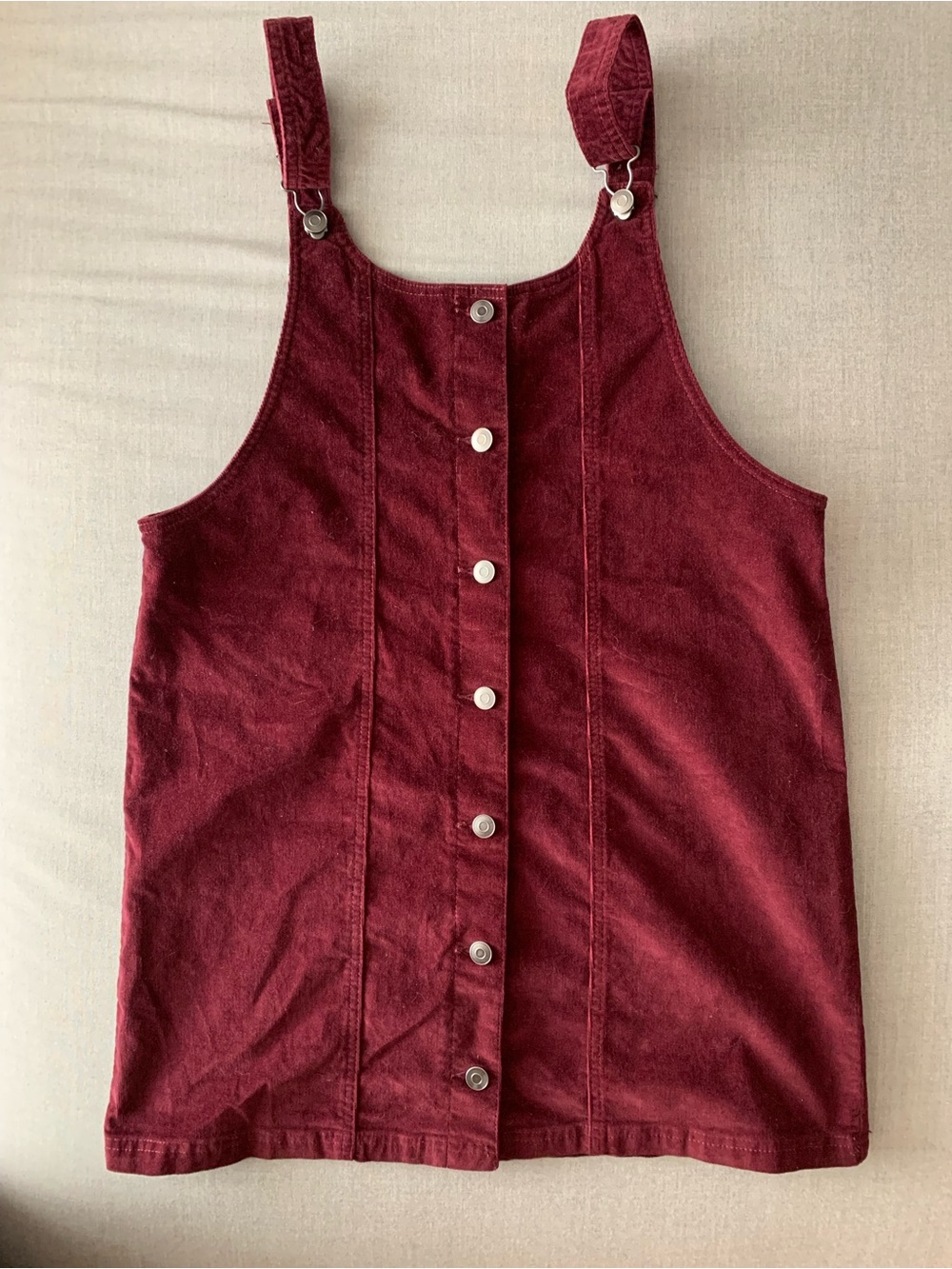 Burgundy Button-down Celebrity Pink dress